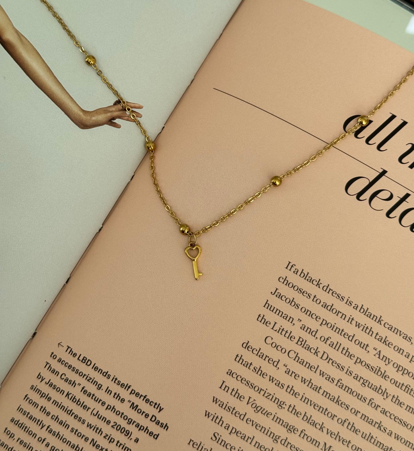 Sweetheart Key Necklace