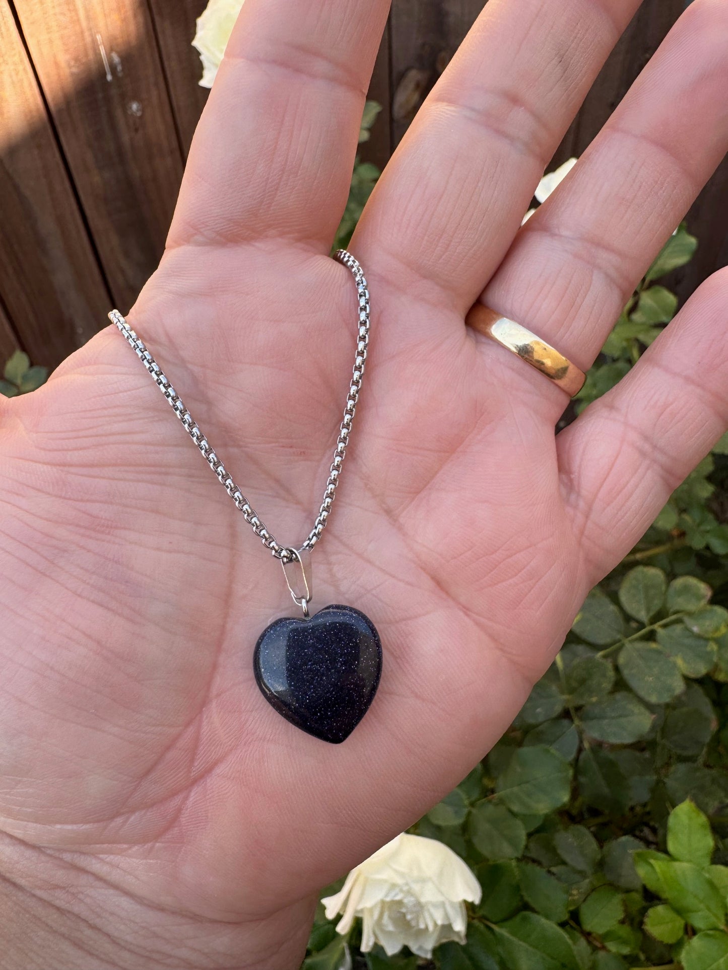 Star Stone Heart Necklace