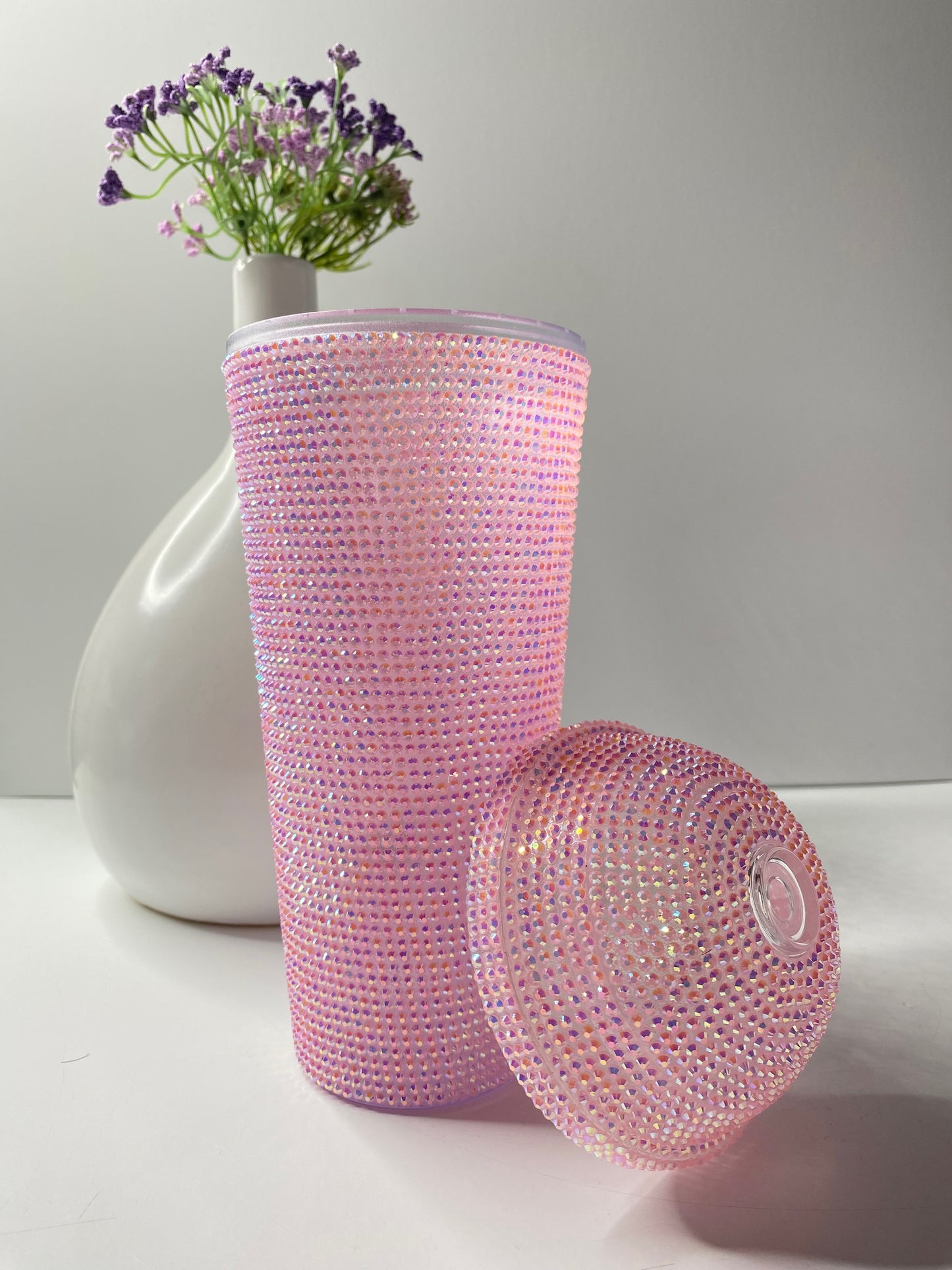 RHINESTONES STUDDED TUMBLER