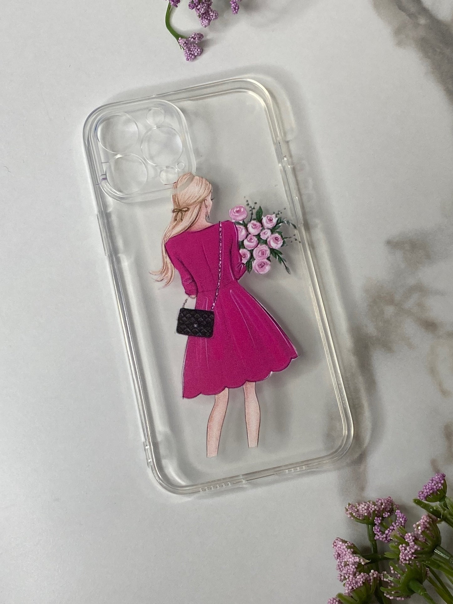 Flower Girl Iphone Case